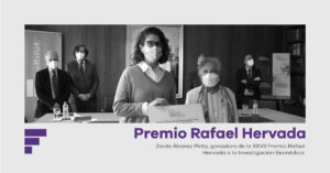 Zaida Álvarez Pinto recoge el XXVII Premio Rafael Hervada a la Investigación Biomédica
