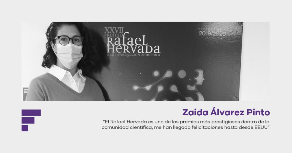 Zaida Álvarez Pinto, XXVII Premio Rafael Hervada a la Investigación Biomédica