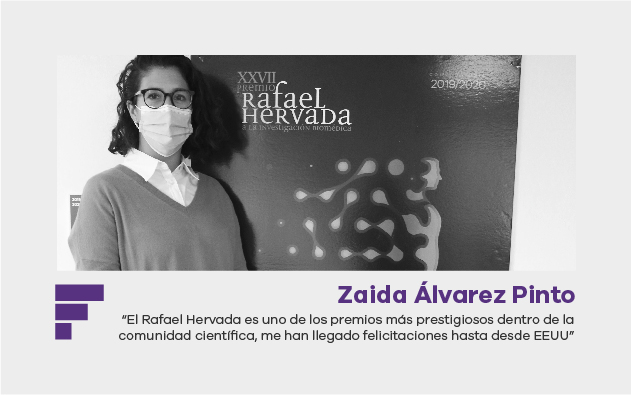 Zaida Álvarez Pinto, ganadora del XXVII Premio Rafael Hervada a la Investigación Biomédica